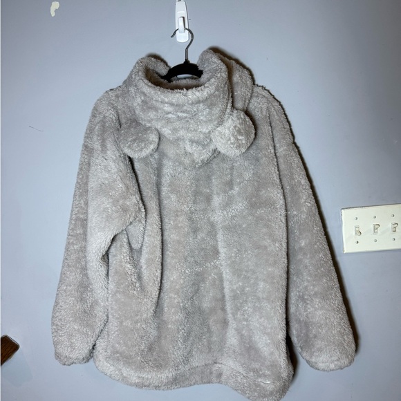 Tokyo Disney Resorts fleece hoodie grey size Medium unisex - Picture 6 of 10